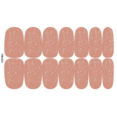 10 Sheets Glitter Nail Polish Stickers Self Adhesive Gel Art Decals Solid