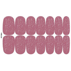 10 Sheets Glitter Nail Polish Stickers Self Adhesive Gel Art Decals Solid