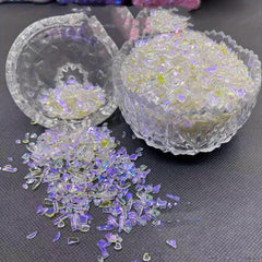 Aurora Glass Crystal Nail Art Rhinestones Flat Back Diamonds