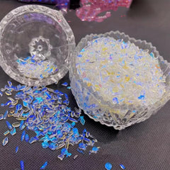 Aurora Glass Crystal Nail Art Rhinestones Flat Back Diamonds