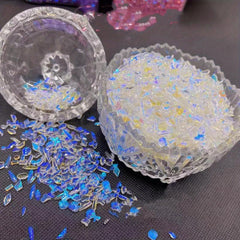 Aurora Glass Crystal Nail Art Rhinestones Flat Back Diamonds