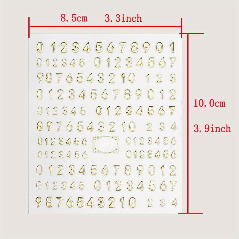 3D Laser Nail Decals Holographic Nail Supplies Golden Silvery Acrylic Stickers
