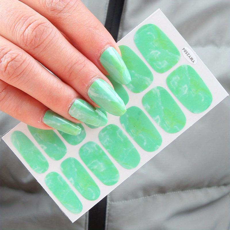 Full Cover Nail Stickers Self Adhesive Nail Art Decoration
