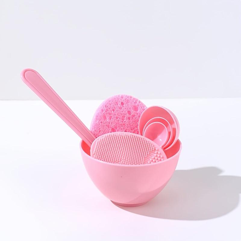 7pcs Face Mask Mixing Bowl Set DIY Facial Mask Tool Kit with Spatula Brush
