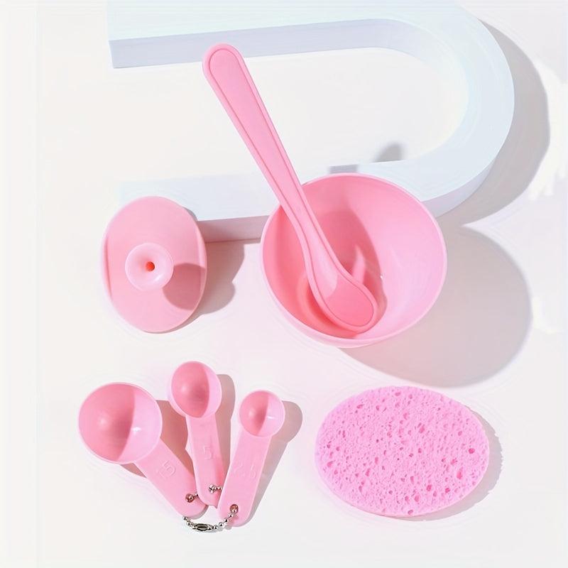 7pcs Face Mask Mixing Bowl Set DIY Facial Mask Tool Kit with Spatula Brush