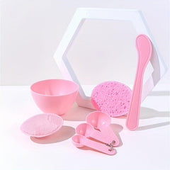 7pcs Face Mask Mixing Bowl Set DIY Facial Mask Tool Kit with Spatula Brush