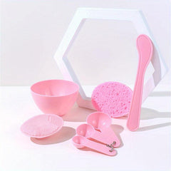 7pcs Face Mask Mixing Bowl Set DIY Facial Mask Tool Kit with Spatula Brush