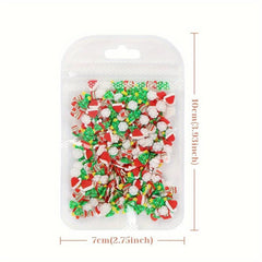 Mixed Snowflake 3D Resin Flakes for Gel Charms Nails