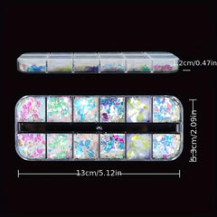Mermaid Nail Art Glitter Sequins for DIY Manicure Decoration