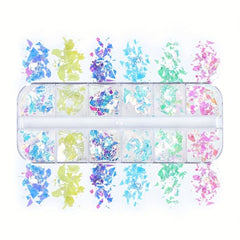 Mermaid Nail Art Glitter Sequins for DIY Manicure Decoration
