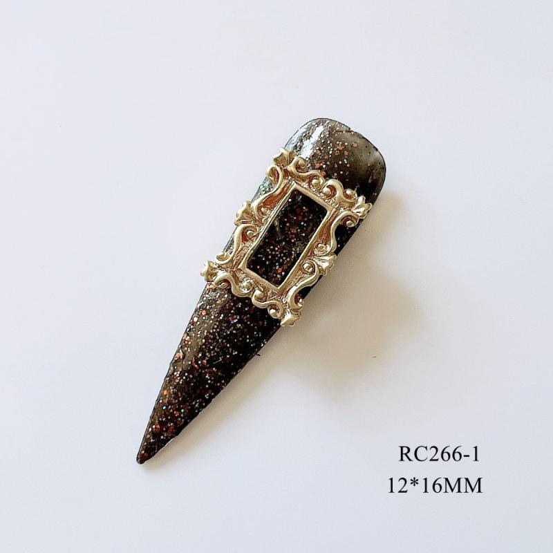 30pcs Vintage Photo Frame Nail Art 3D Resin Accessories
