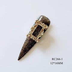30pcs Vintage Photo Frame Nail Art 3D Resin Accessories