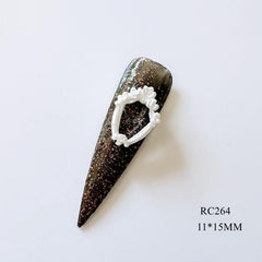 30pcs Vintage Photo Frame Nail Art 3D Resin Accessories