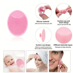 3pcs Lip Scrub Brush Silicone Facial Cleansing Brush
