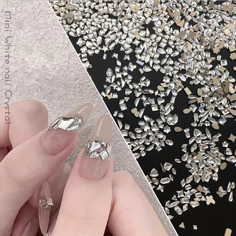 3D Nail Art Charms Pearls & Rhinestone Accessories for Nail DIY