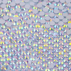 4500 pcs AB Clear Rhinestones Flat Back Crystals for Crafts Nails Shoes