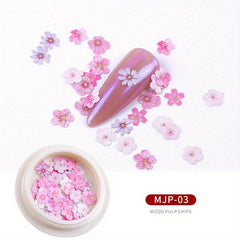 50 Pcs Nail Art Stickers Ornaments Manicure Small Daisy Flowers Nail Stickers