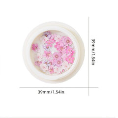 50 Pcs Nail Art Stickers Ornaments Manicure Small Daisy Flowers Nail Stickers