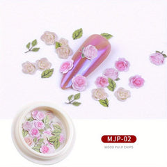 50 Pcs Nail Art Stickers Ornaments Manicure Small Daisy Flowers Nail Stickers