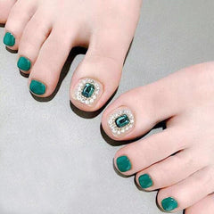 Korea Japanese Toenail Stickers Nail Polish Strips Stickers Self Adhesive