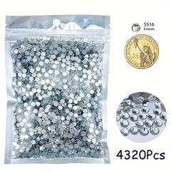Sparkling Rhinestones Kit for Nail Art and DIY Crafts