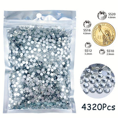 Sparkling Rhinestones Kit for Nail Art and DIY Crafts