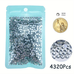 Sparkling Rhinestones Kit for Nail Art and DIY Crafts
