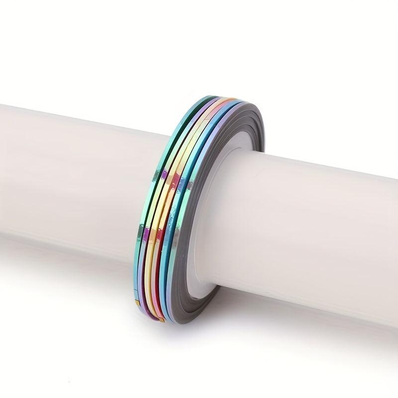18pcs Mermaid Nail Striping Tape Decals for Nail Art DIY