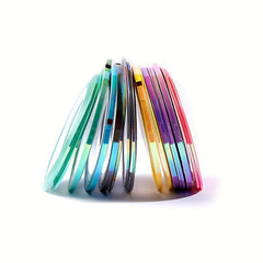 18pcs Mermaid Nail Striping Tape Decals for Nail Art DIY