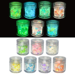 Luminous Nail Glitter Sequins Fluorescent Glitter Flakes