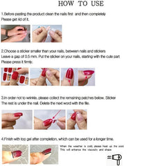 Full Cover Nail Decals Art Nail Polish Stickers