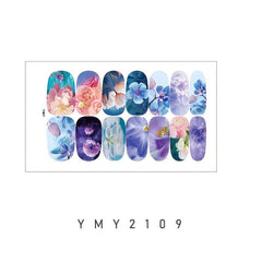 Waterproof Nail Polish Stickers Self Adhesive Manicure Kits