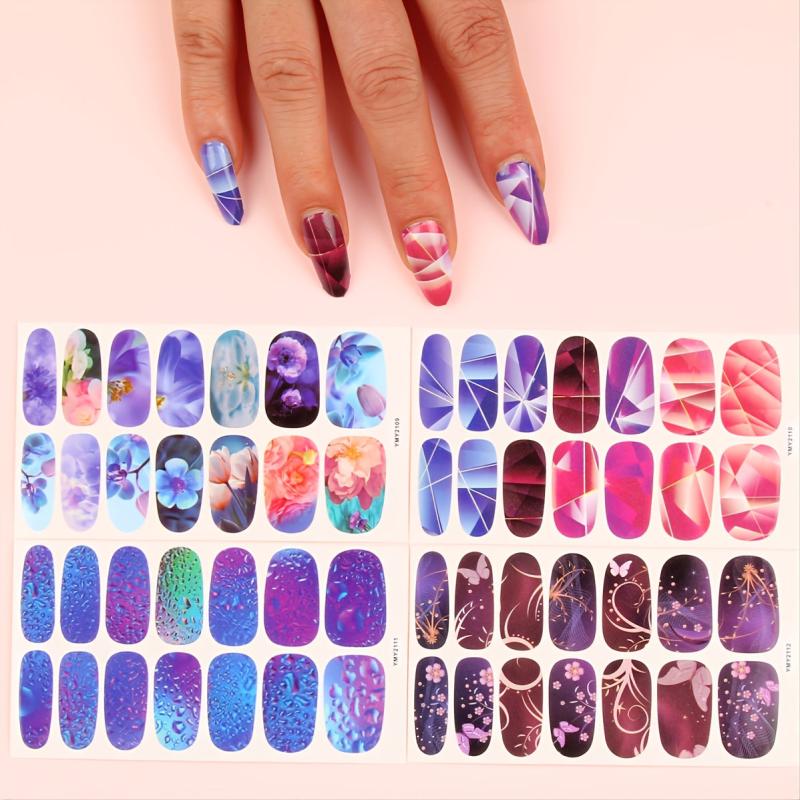 Waterproof Nail Polish Stickers Self Adhesive Manicure Kits