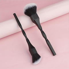 Flawless Face Brush With Spiral Handle Vegan Makeup Tool