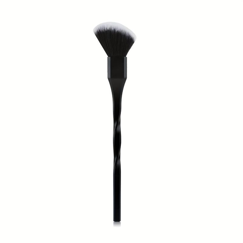 Flawless Face Brush With Spiral Handle Vegan Makeup Tool