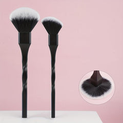 Flawless Face Brush With Spiral Handle Vegan Makeup Tool