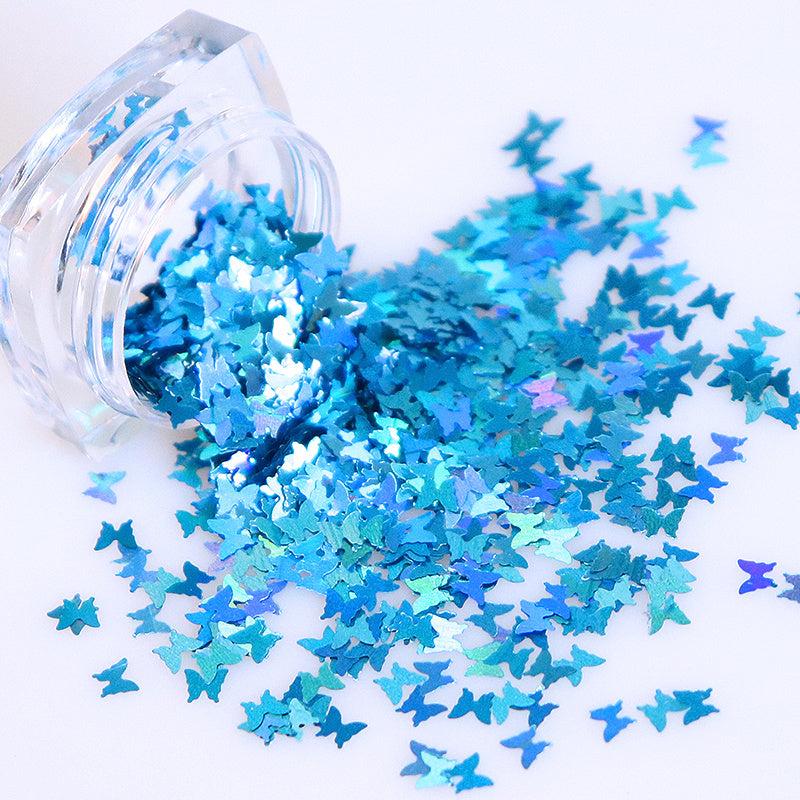 Holographic Nail Art Glitter Star Heart Flakes Mermaid Sequins Decoration