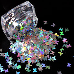 Holographic Nail Art Glitter Star Heart Flakes Mermaid Sequins Decoration