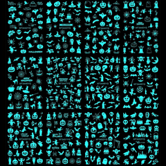 Glow In The Dark Halloween Nail Stickers Set