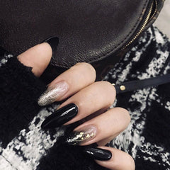 Gradient Nail Art Stickers Full Wrap Glitter Nail Decals
