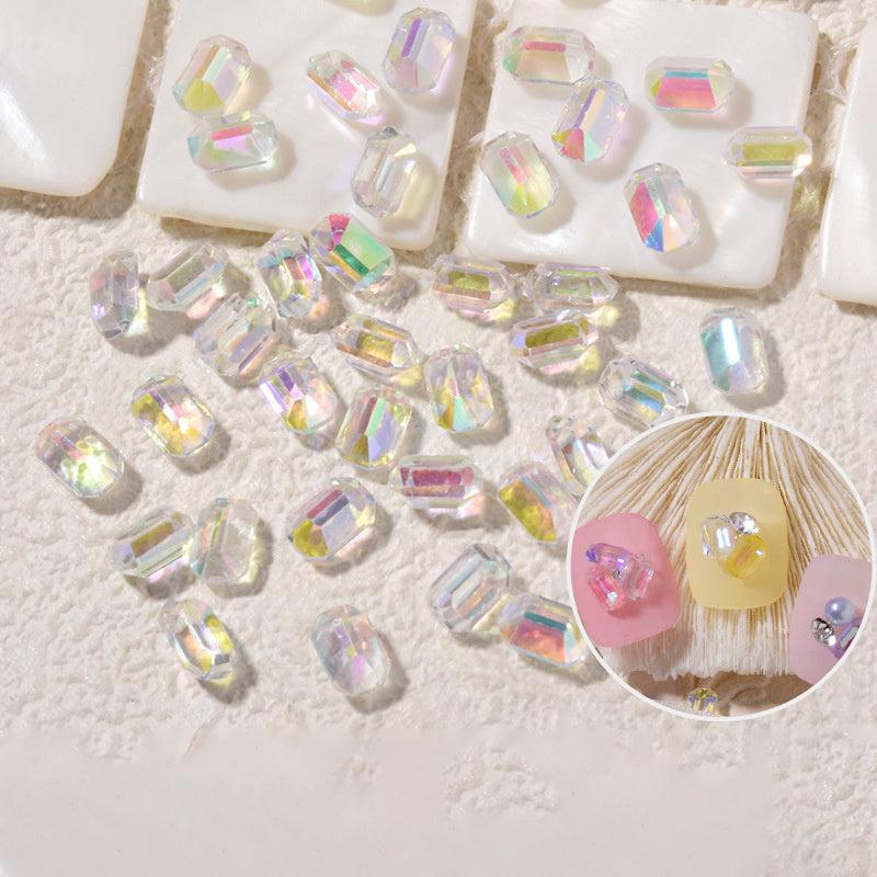 100 pcs Zircon Rhinestones Nail Art Gemstone Nail Tips