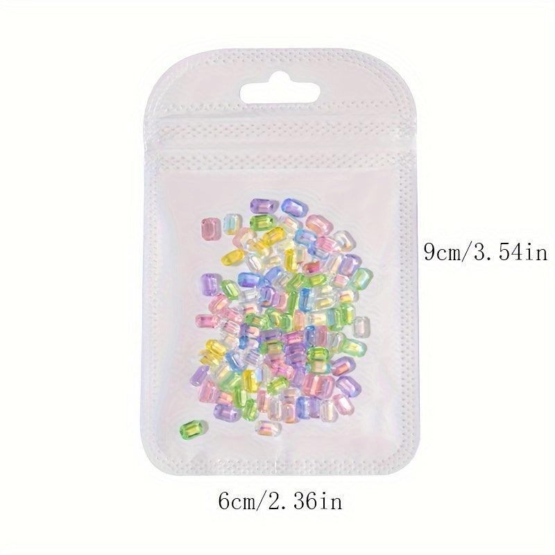 100 pcs Zircon Rhinestones Nail Art Gemstone Nail Tips