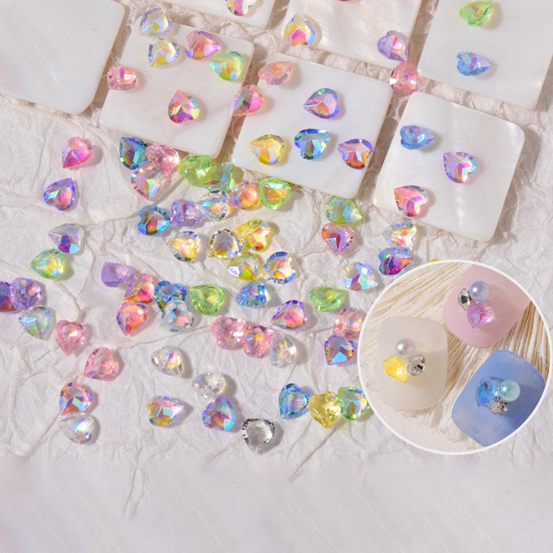 100 pcs Zircon Rhinestones Nail Art Gemstone Nail Tips