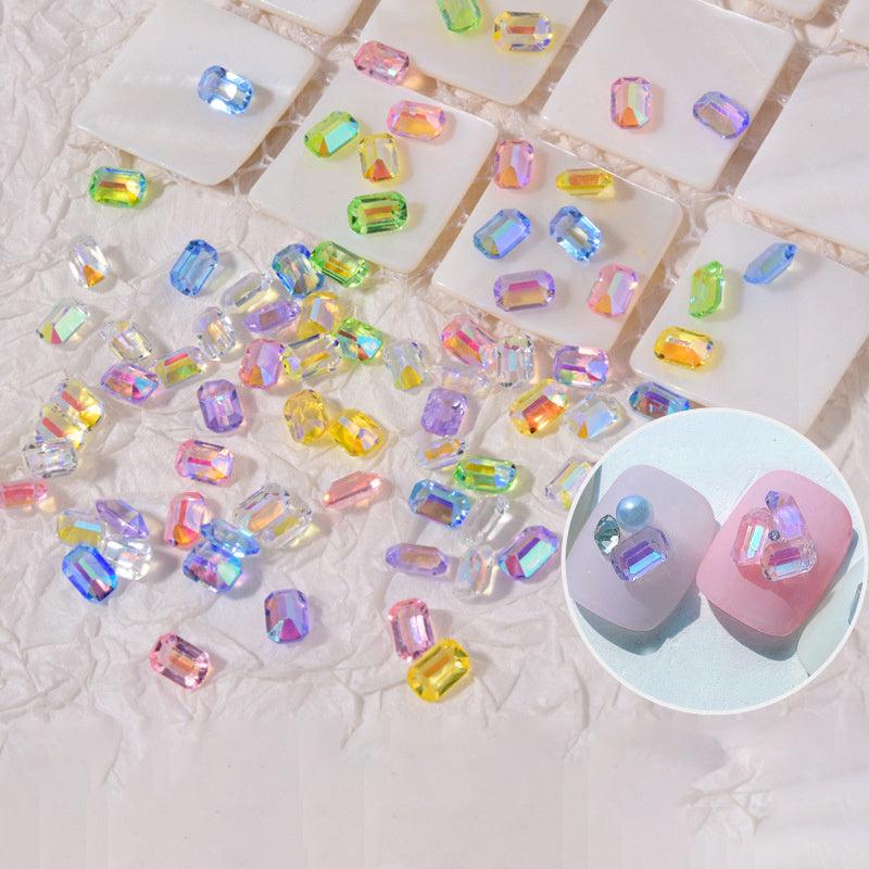 100 pcs Zircon Rhinestones Nail Art Gemstone Nail Tips