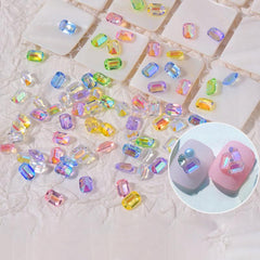 100 pcs Zircon Rhinestones Nail Art Gemstone Nail Tips