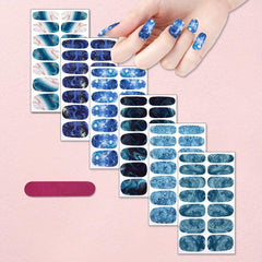 6 Sheets Nail Art Decals - Easy Manicure Transformation