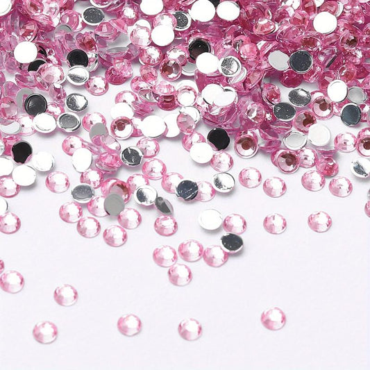 1000Pcs Nail Art Rhinestones Flatback Crystal AB Transparent Rhinestone