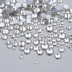 2400 Pcs Nail Art Rhinestones with Storage Box