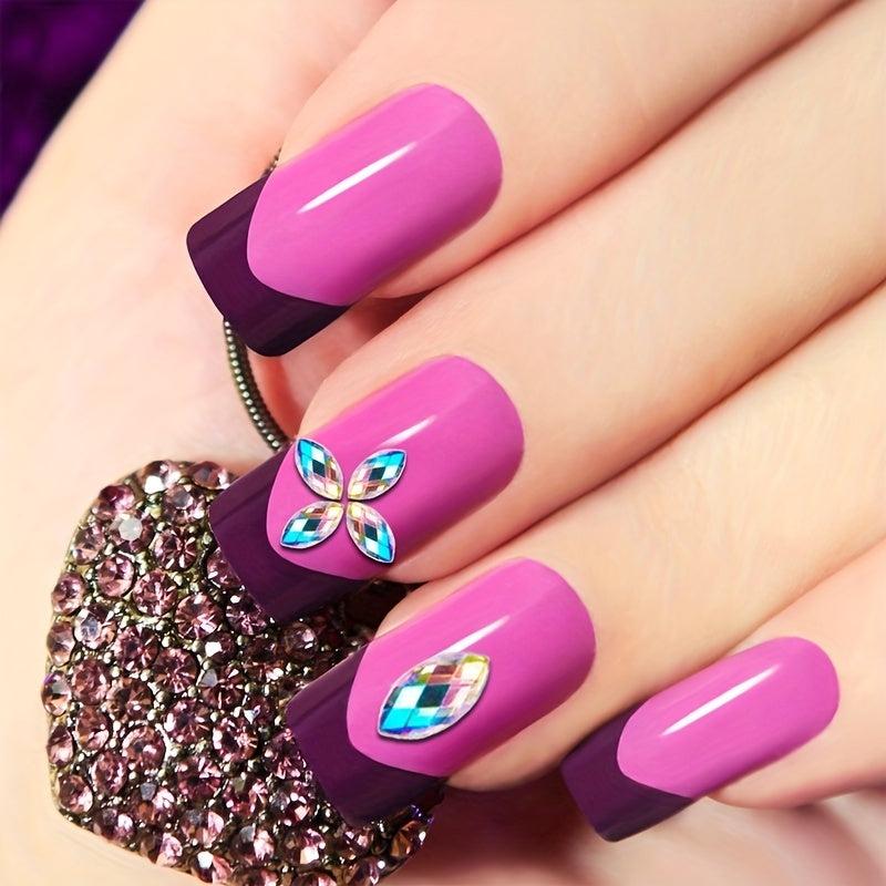 500pcs Lake AB Horse Eye Rhinestones Nail Art