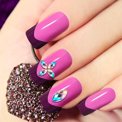 500pcs Lake AB Horse Eye Rhinestones Nail Art
